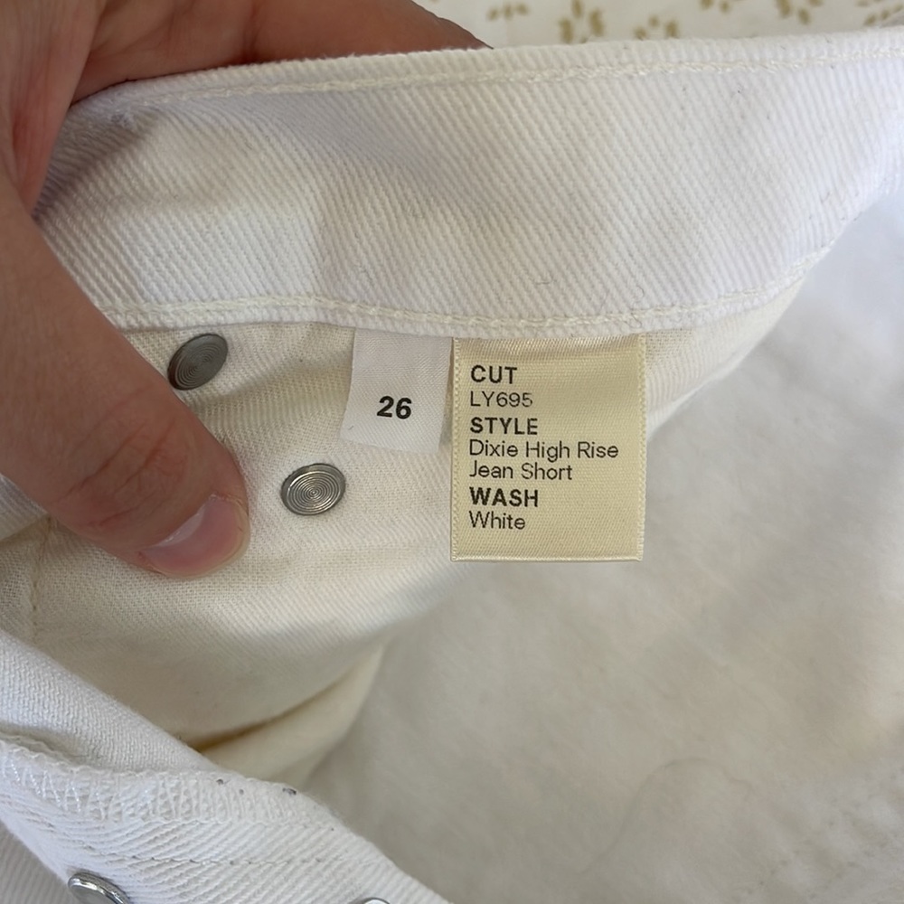 Reformation - Dixie High Rise Jean Shorts - Picture 8 of 10